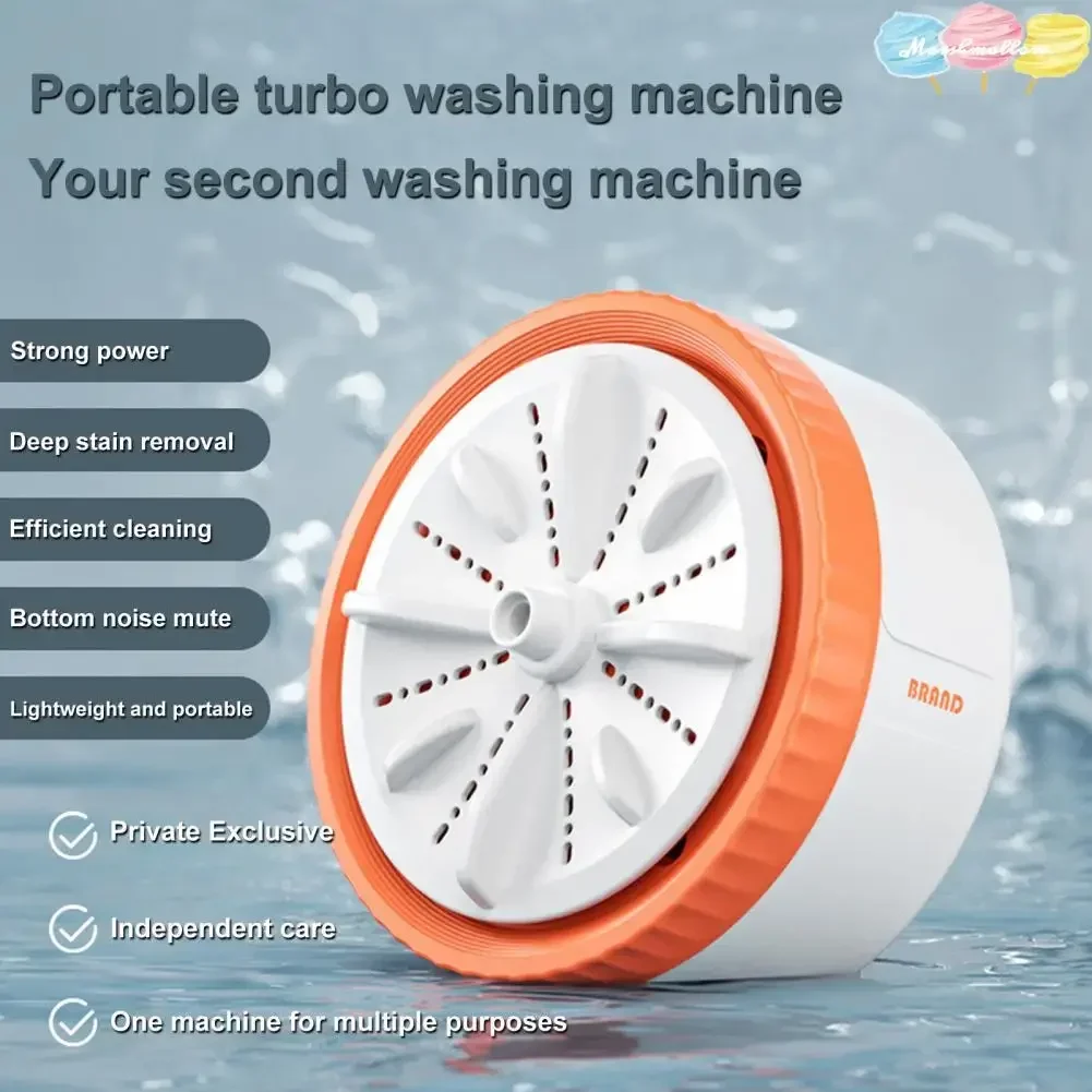 Portable Washing Machine USB Powered 3 Timing Modes Underwear Socks Cleaning Mini Washing Machine Travel Business Trip Use